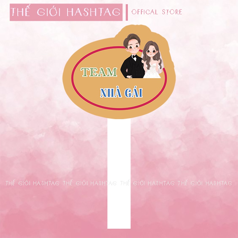 Hashtag đám cưới, sinh nhật, hashtag cầm tay đám cưới, biển cầm tay đám cưới, Mẫu mới nhất.