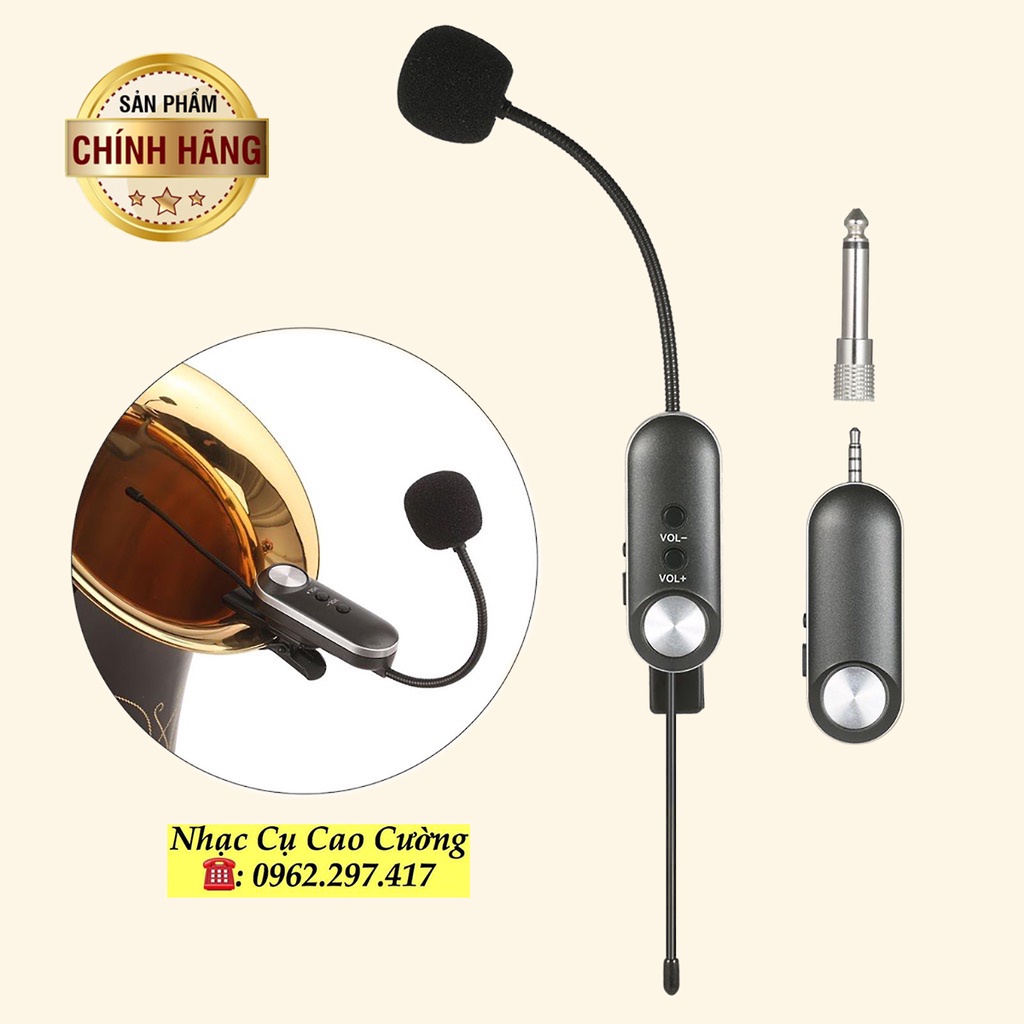 Mic Không Dây Cho Kèn, Sáo Chính Hãng Nhạc Cụ Cao Cường