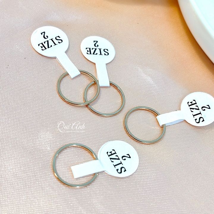 Nhẫn Titan Ngón Út Vàng Hồng Siêu Dễ Thương