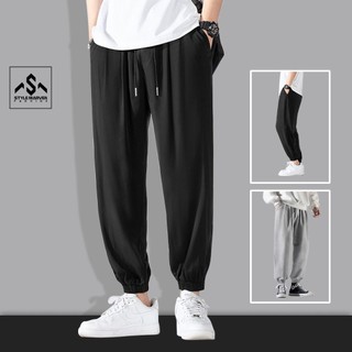 Quần jogger nỉ nam ống rộng bo chun gấu STYLE MARVEN vải thun da cá co giãn - QUAN SM002C