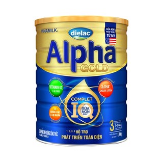 Sữa dielac alpha gold 3 lon 1400gr