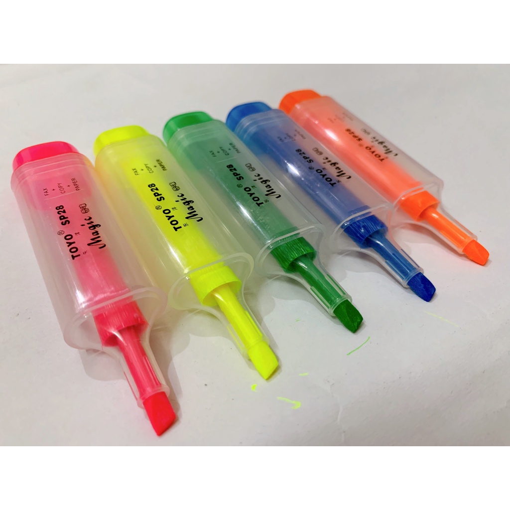 Bút dạ quang, hightlight, nhớ dòng Toyo