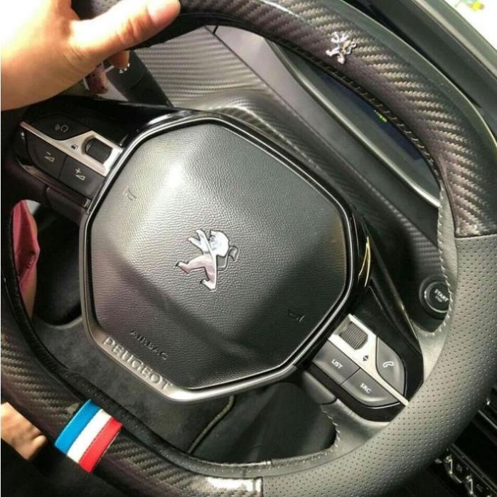 Vỏ bọc vô lăng xe hơi Peugeot 4008 5008 2008 loại carbon d cut 2 đầu có lỗ thông hơi thoáng khí cao cấp | BigBuy360 - bigbuy360.vn