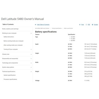 Pin Sạc dell Latitude 5480