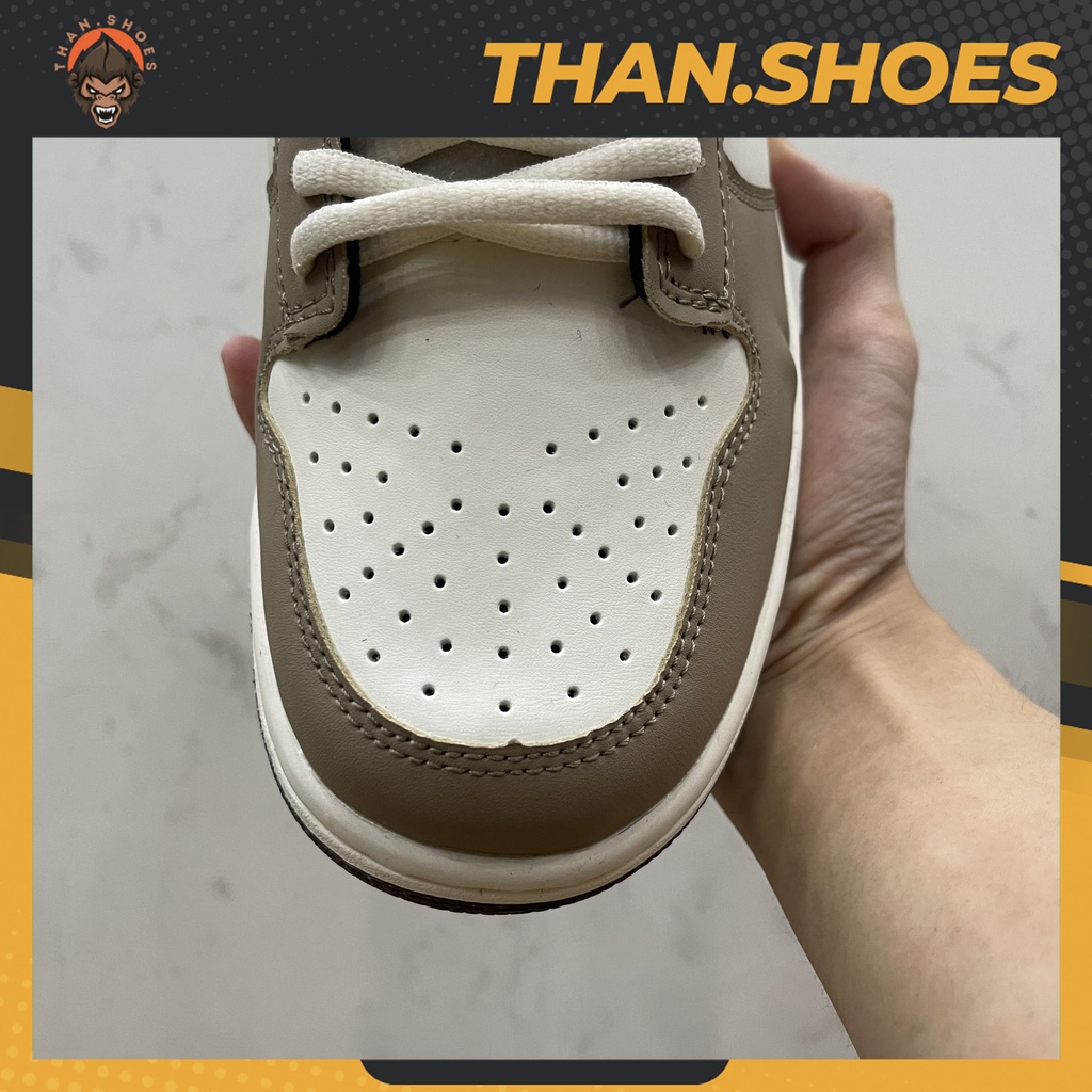 Giày SB Dunk Low Steamboy OST x Otomo Katsuhiro, SB Nâu Trắng Móc Đen - Than.Shoes