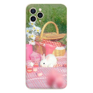 Ốp lưng iphone hình thỏ trắng cute 6plus 6splus 7 plus 8plus X Xr XsM 11 12 14 Promax - et04