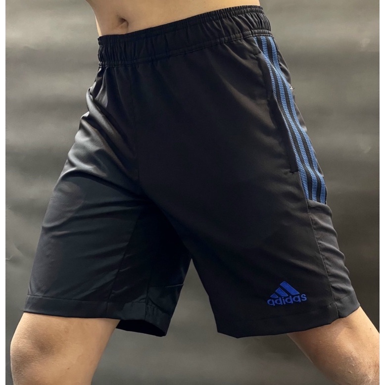 Quần Đùi Nam Adidas Hàng Xuất Dư Xịn,Túi Có Khoá, Co Dãn Thấm Hút Mồ Hôi Tuyệt Đối