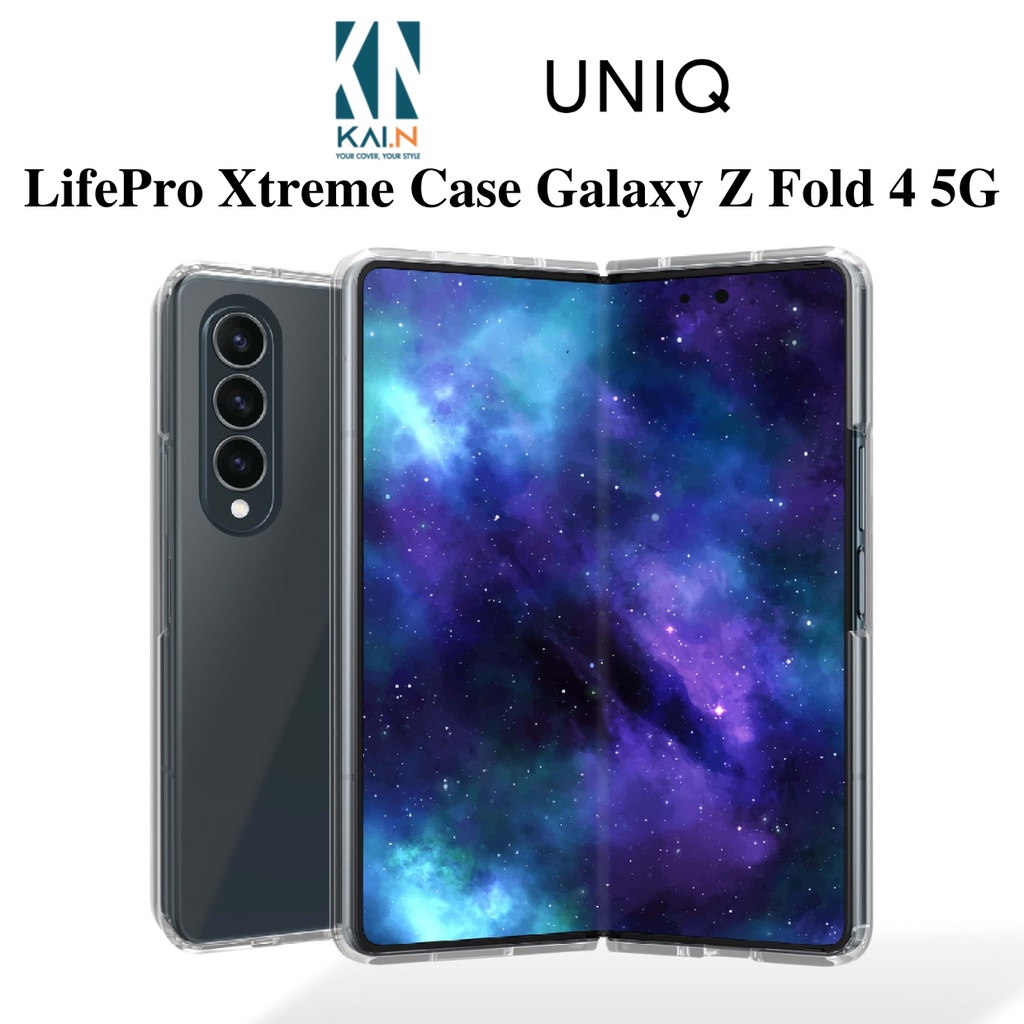 Ốp Lưng Case Trong Suốt Dành Cho Samsung Galaxy Z Fold 4 5G, UNIQ Hybrid LifePro Xtreme