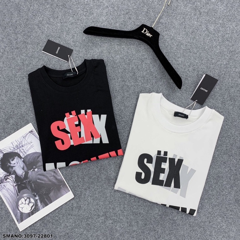 Áo Phông Nam Nữ In Nổi Chữ Sex Money Drug . Áo Phông Tay Lỡ Nam Nữ From Rộng Unisex.