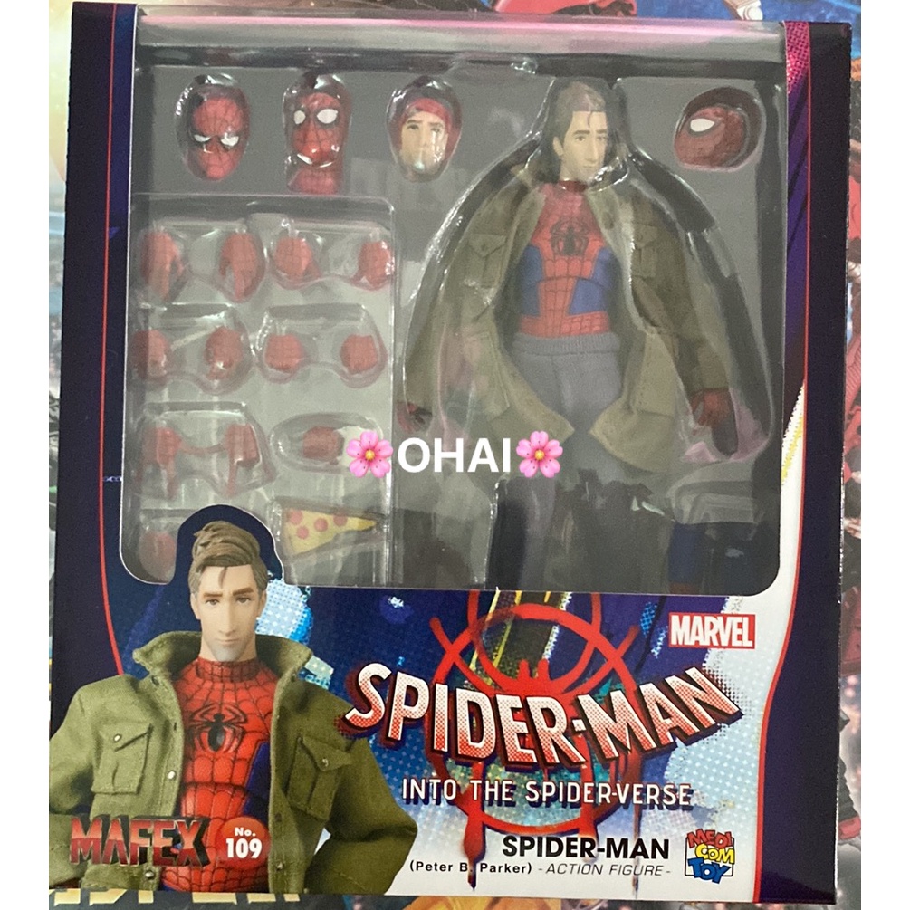 Mô Hình Mafex MAFEX No.109 SPIDER-MAN  Người Nhện Chính Hãng Mafex