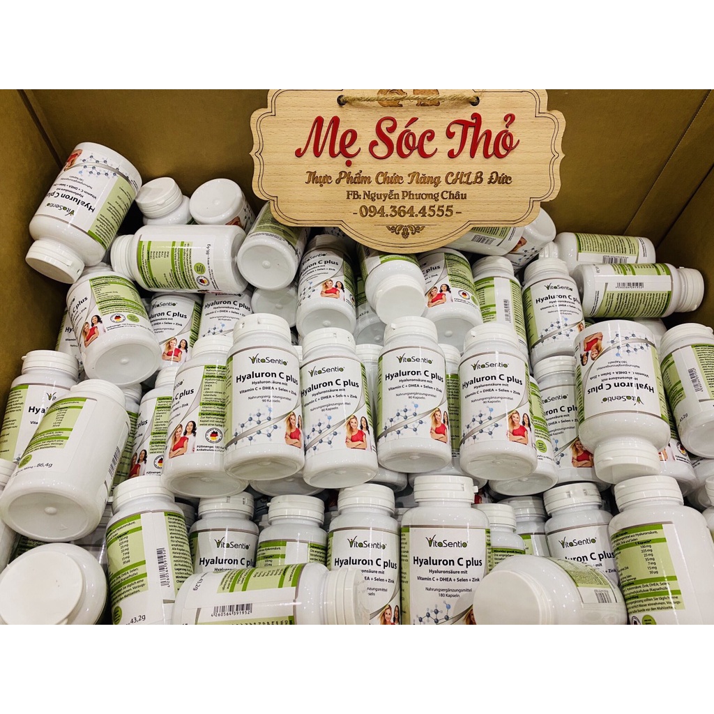 Viên uống tăng nang trứng DHEA + Hyaluron C plus - nguyenphuongchau