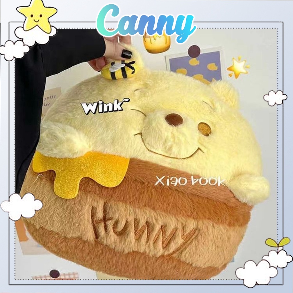 Gấu Pooh mật ong kèm mền dễ thương cho bé Canny Cuti