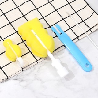 Cọ bình sữa và cọ núm ti dạng mút 2 chi tiết