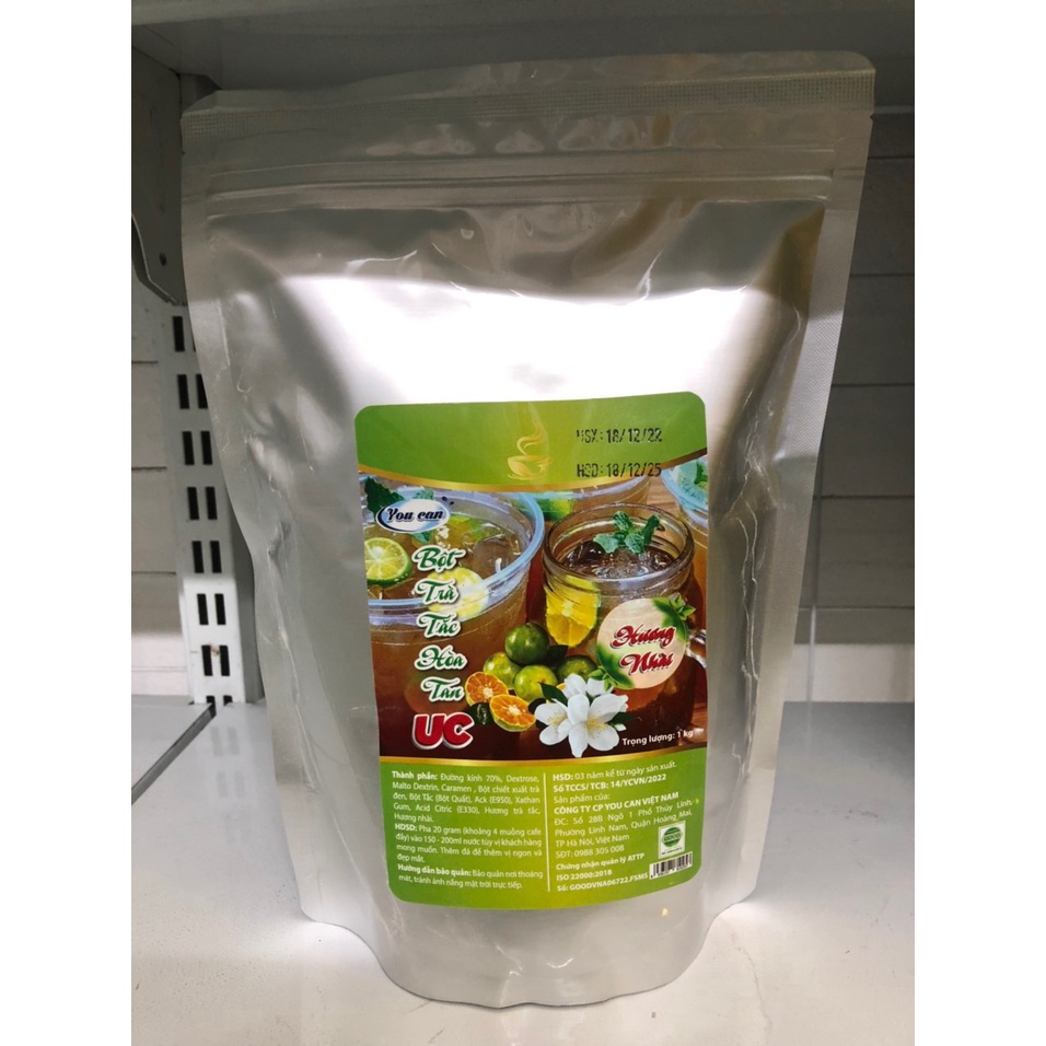 BỘT TRÀ TẮC HƯƠNG NHÀI HÒA TAN UC TÚI 1KG