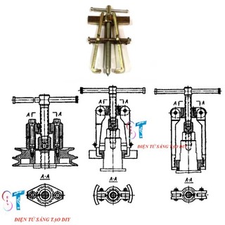 Vam Cảo Bạc Đạn 2 Chấu 150mm (vam 2 càng)