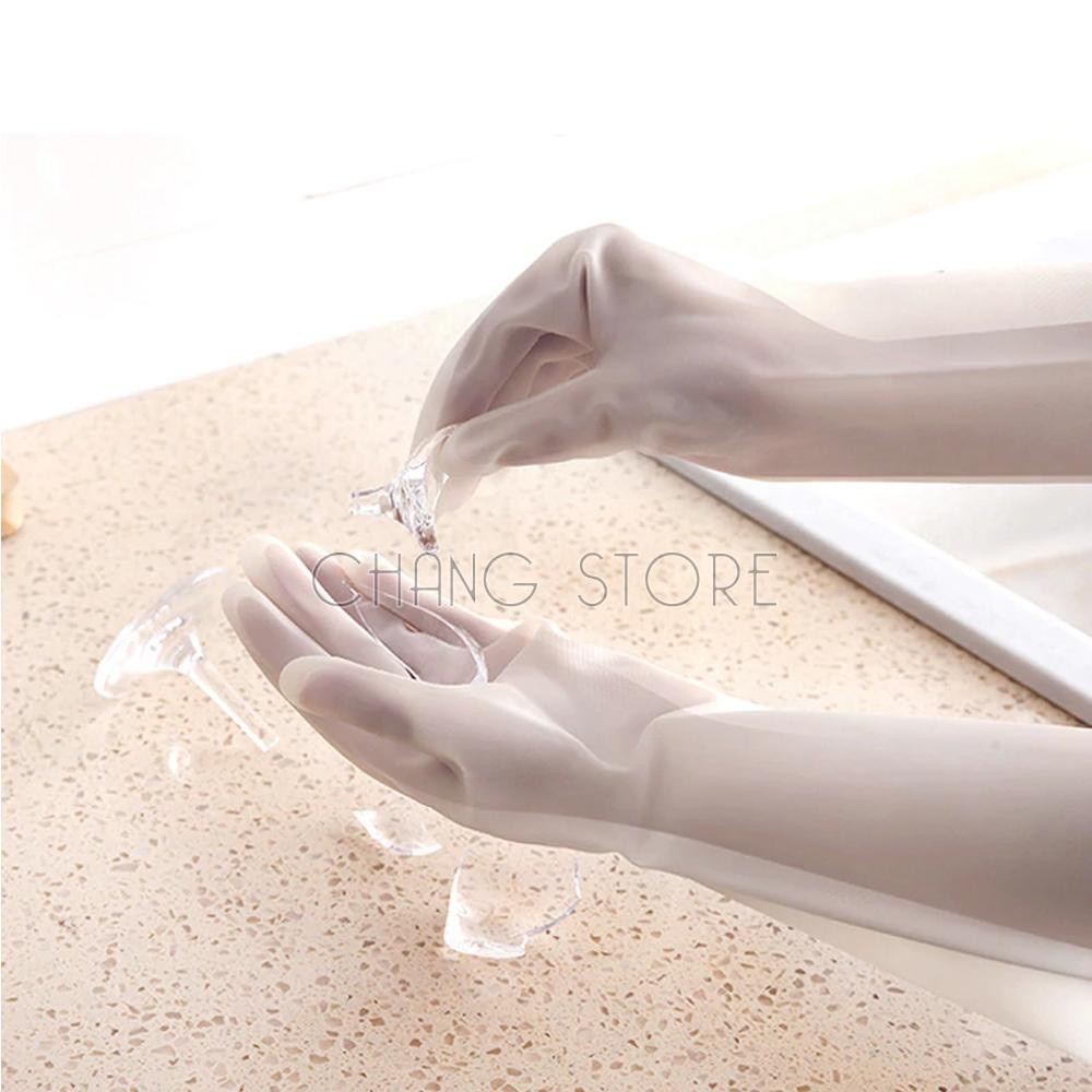 Găng Tay Rửa Bát Cao Su Đa Năng Siêu Dai Hình Hươu - Bảo Vệ An Toàn Sử Dụng Cho Da Tay