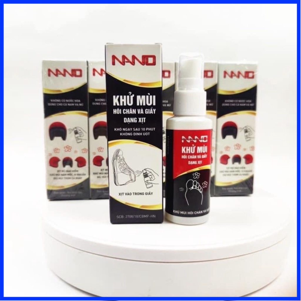 Giá sỉ cơmbo 10 lọ xịt hôi chân , khử mùi giày quần áo nona