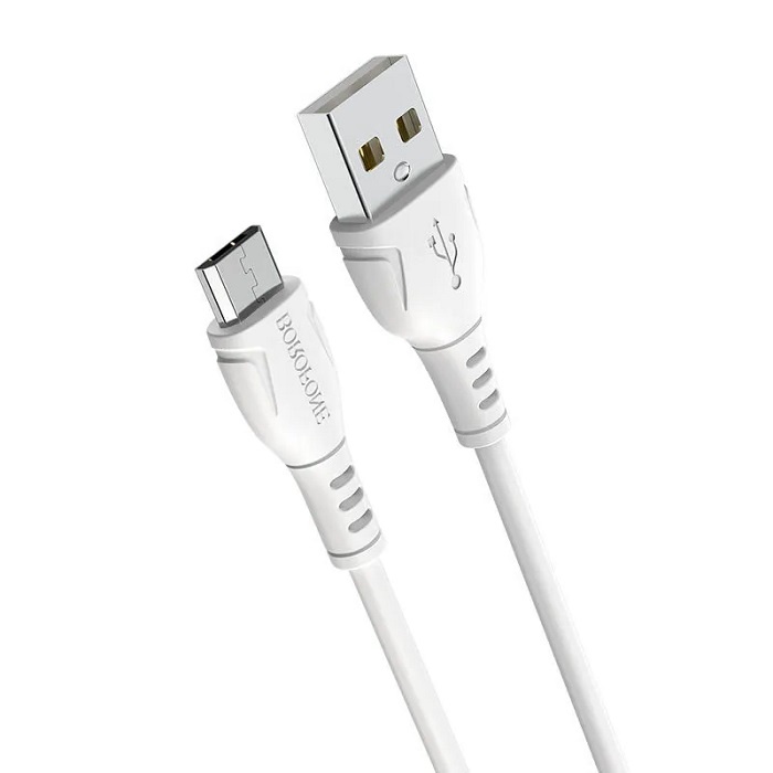 Dây Sạc Borofone Bx51 Sạc Nhanh 2.4A Màu Trắng