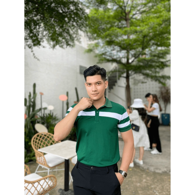 Áo Thun Nam Polo Vải Cotton Co Giãn Tốt In Màu Form Chuẩn Lịch Lãm NEW UNISEX