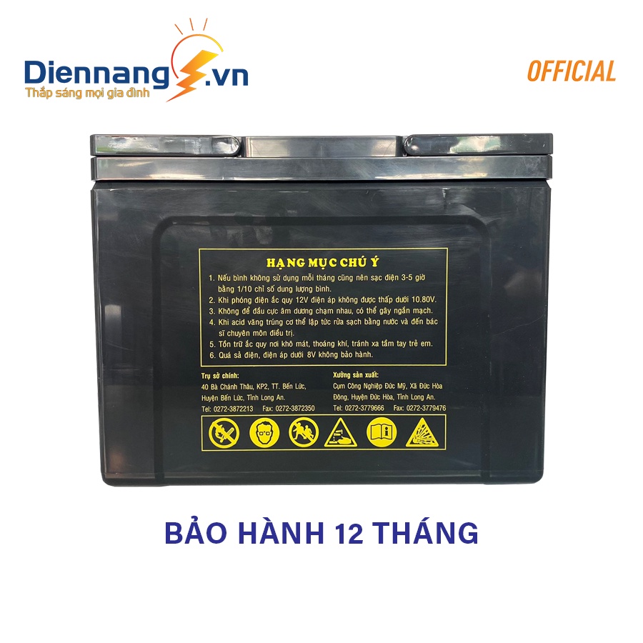 Ắc quy Long KPH80-12N , ắc quy cho UPS, Inverter, xe điện, lưu điện dự phòng v.v chính hãng, bảo hành 12 tháng