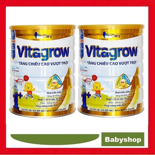 Combo 2 Lon Sữa Bột Vitagrow 1+, 2+ 900g Date 2027....