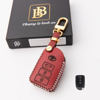 Bao da chìa khoá ô tô Toyota Vios G đời 2019 đến 2024 da bò thật bảo hành 2 năm về da hàng chính hãng boabay