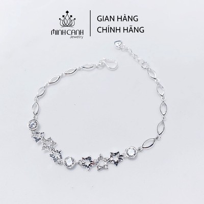 Lắc Tay Bạc Sao Đính Đá Minh Canh Jewelry