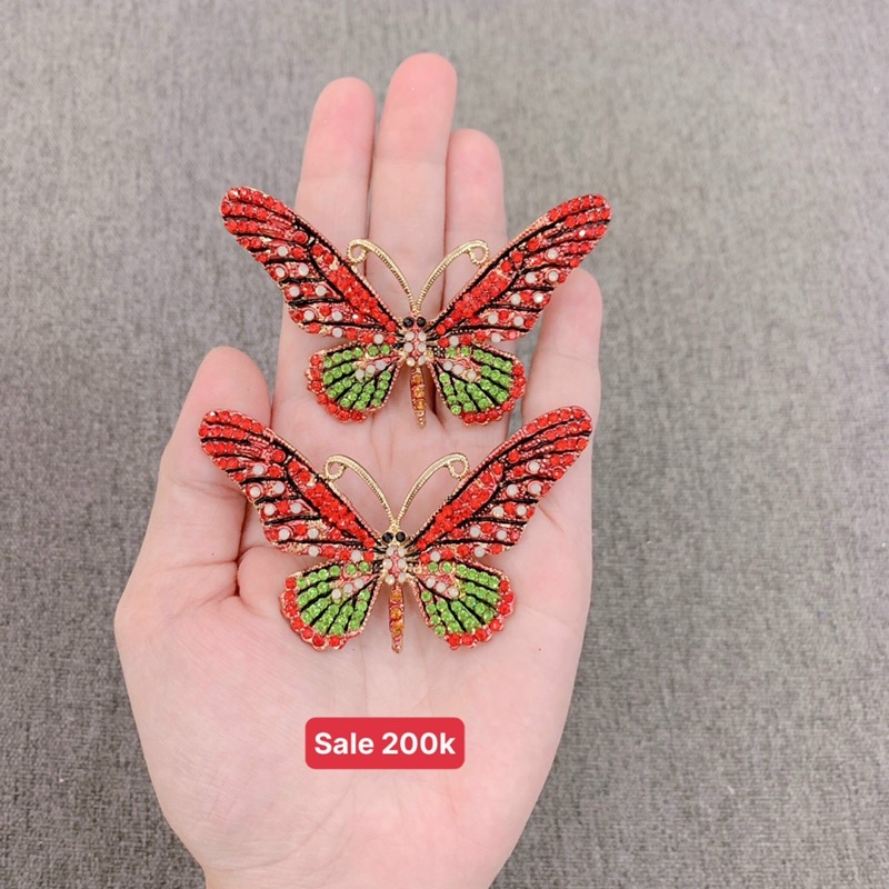 Charm Mix Dép Bươm' Cánh Dài Phụ Kiện Dép HVN