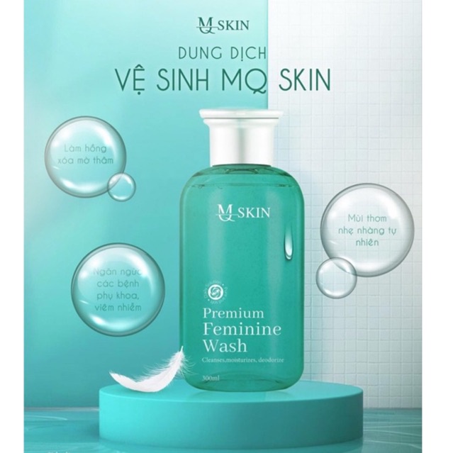 MQ SKIN Dung Dịch Vệ Sinh chiết suất lá trầu không 300ml- MQ Skin Premium Feminine Wash 300ml bị
