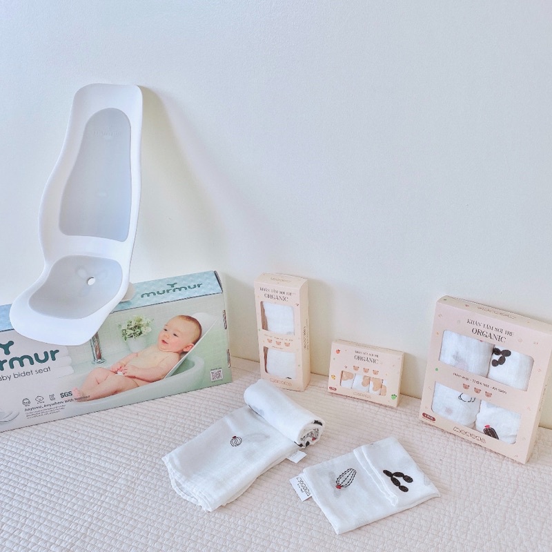 Khăn tắm sợi tre Organic Monona - Hộp 2 khăn