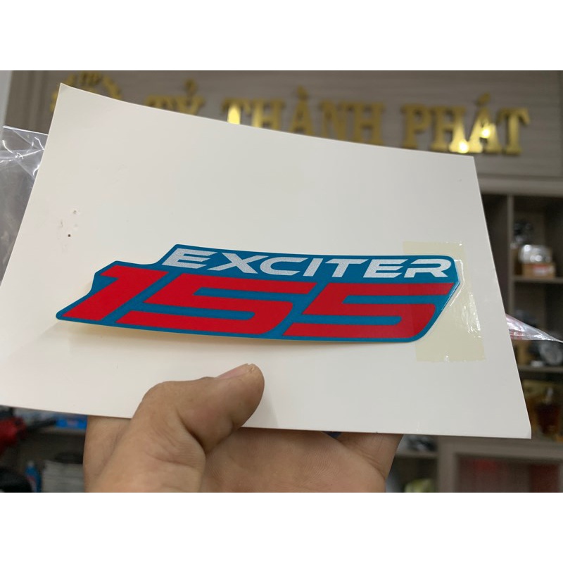 Tem nạ Ex 155 Xanh Da đời 2023 chử Exciter 155