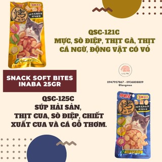 Snack bánh thưởng INABA Soft bits 25g