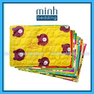 Áo gối 30x50cm chần gòn có khóa kéo Minh Bedding, áo gối trẻ em
