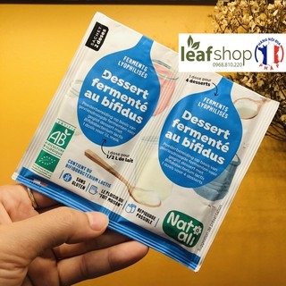 Men làm sữa chua hữu cơ bổ sung lợi khuẩn Natali 2x6g