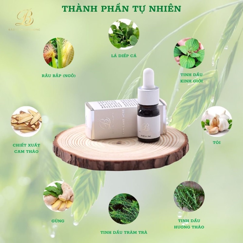 Serum Giảm Mụn Thâm Rỗ Sáng Da Skin Care Acne - Tác Dụng 5 in 1 hiệu quả qua 5 ngày trải nghiệm