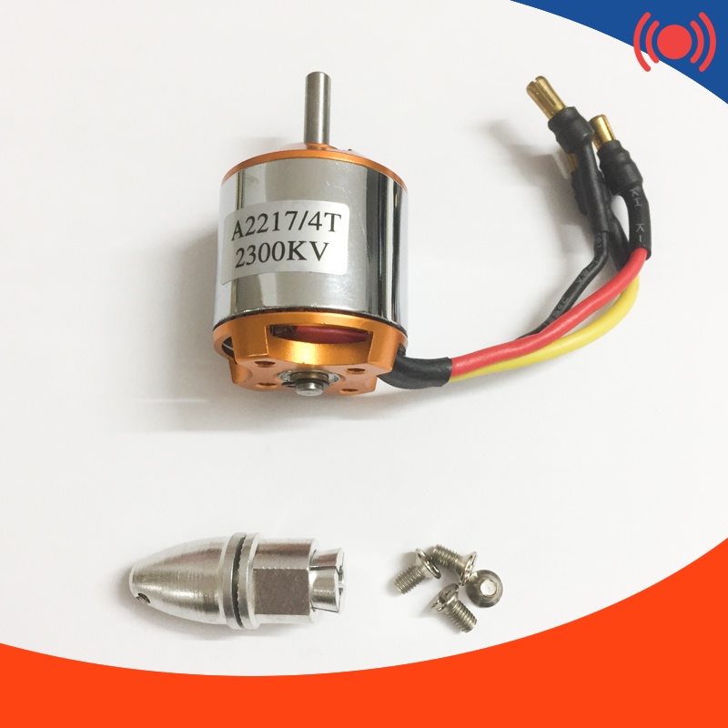 Động cơ không chổi than (brushless motor) 2217 1250kv / 2300kv cho máy bay điều khiển từ xa