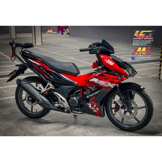 Tem trùm Winner X lửa đỏ, tem dán phủ
