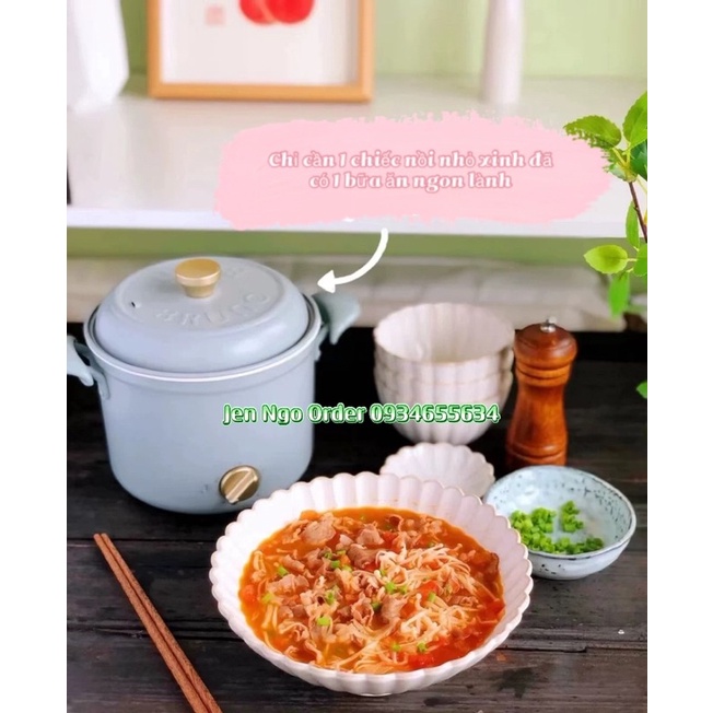 CHÍNH HÃNG- NỒI ĐIỆN ĐA NĂNG BRUNO 1,5L- BH 6 THÁNG