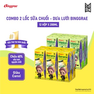 Mã BMLT35 giảm đến 35K đơn 99K Combo 2 lốc Sữa Chuối Dưa Lưới Hàn Quốc