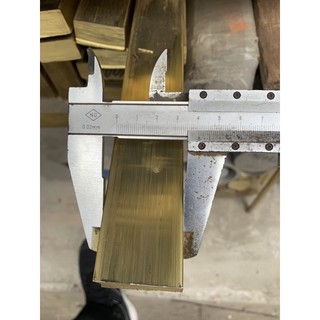 Thanh Đồng Vàng 40mm x 20mm Dài 200mm/300mm/400mm