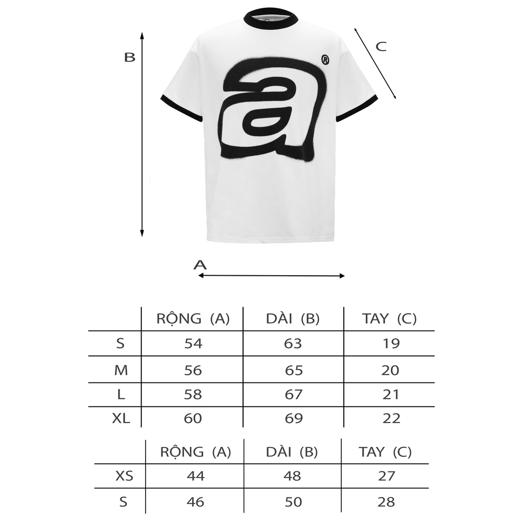 ÁO THUN XỊT SƠN TRÁI TIM AA STU - AA STU.® BOXY HEART SPRAY TEE - M/WN Aastudio