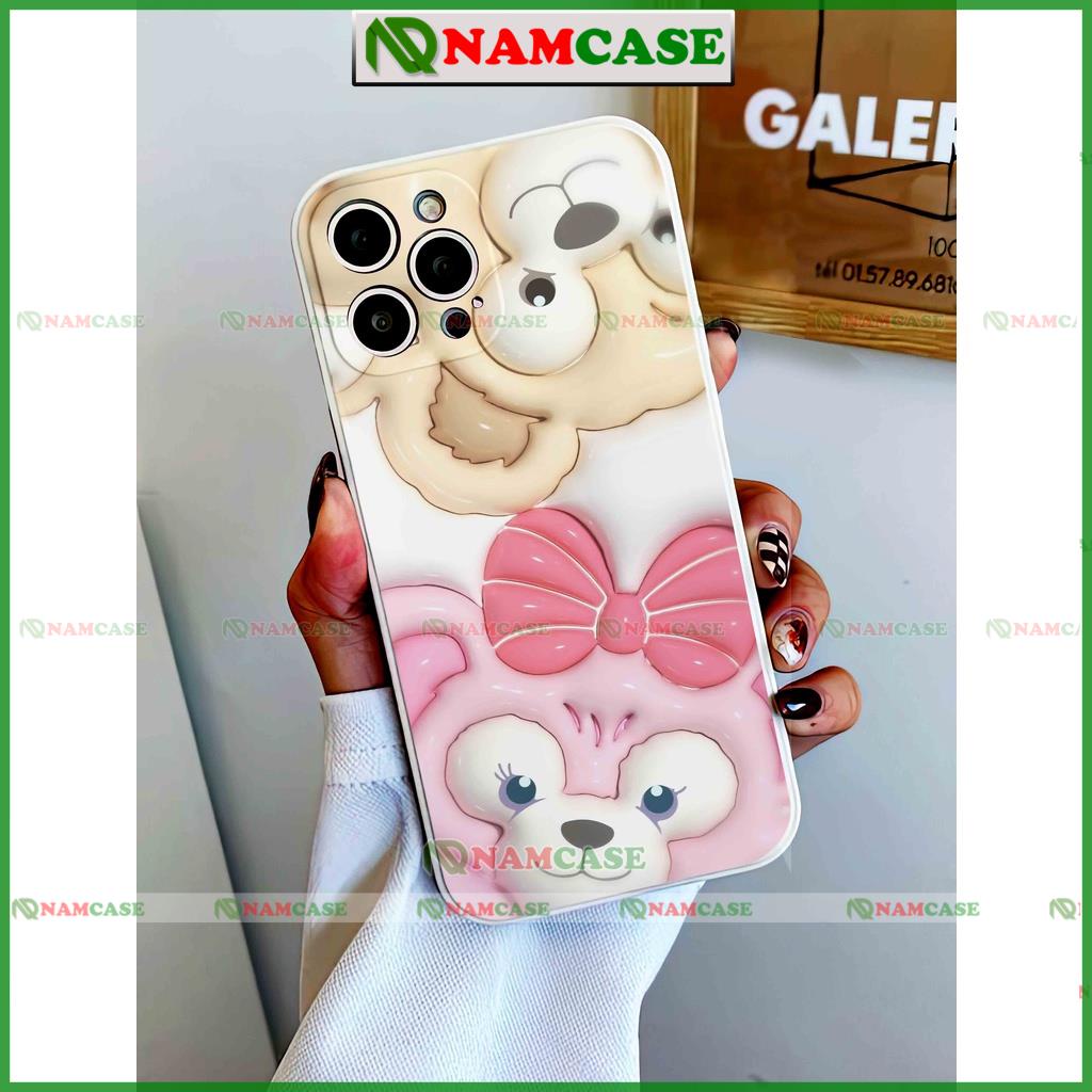 Ốp lưng iphone cặp đôi hoạt hình 3D độc lạ ngộ nghĩnh dễ thương đẹp cho ip 6/6s/7/8/X/XS/11/12/13/14 Pro Plus Max