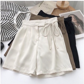 Quần sóc nữ ống rộng cạp eo cao thời trang siêu hot hit cho mùa hè oi ả, chất vải ruby thoáng mát, không bai không xù.