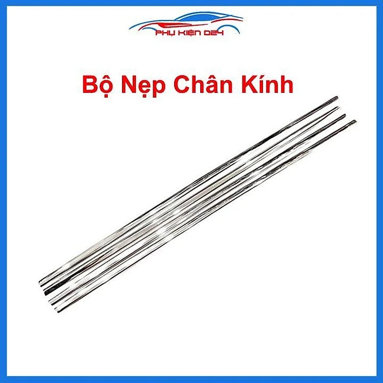 Bộ Ốp, Nẹp chân kính, công kính Kia Morning 2015-2021 Inox( hàng cao cấp), sáng bóng