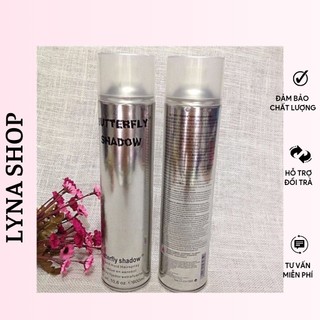 Gôm xịt tóc nam Butterfly Shadow 600ml