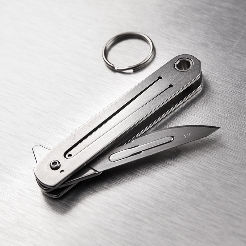 Rạch giấy thép cao cấp không gỉ tiện ích tặng kèm 10 lươi