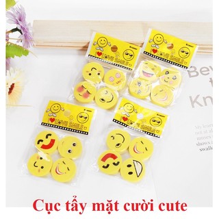 4 Cục tẩy mặt cười cute
