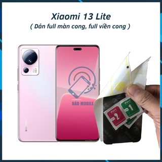 Miếng dán dẻo PPF cho Xiaomi 13 Lite full màn cong