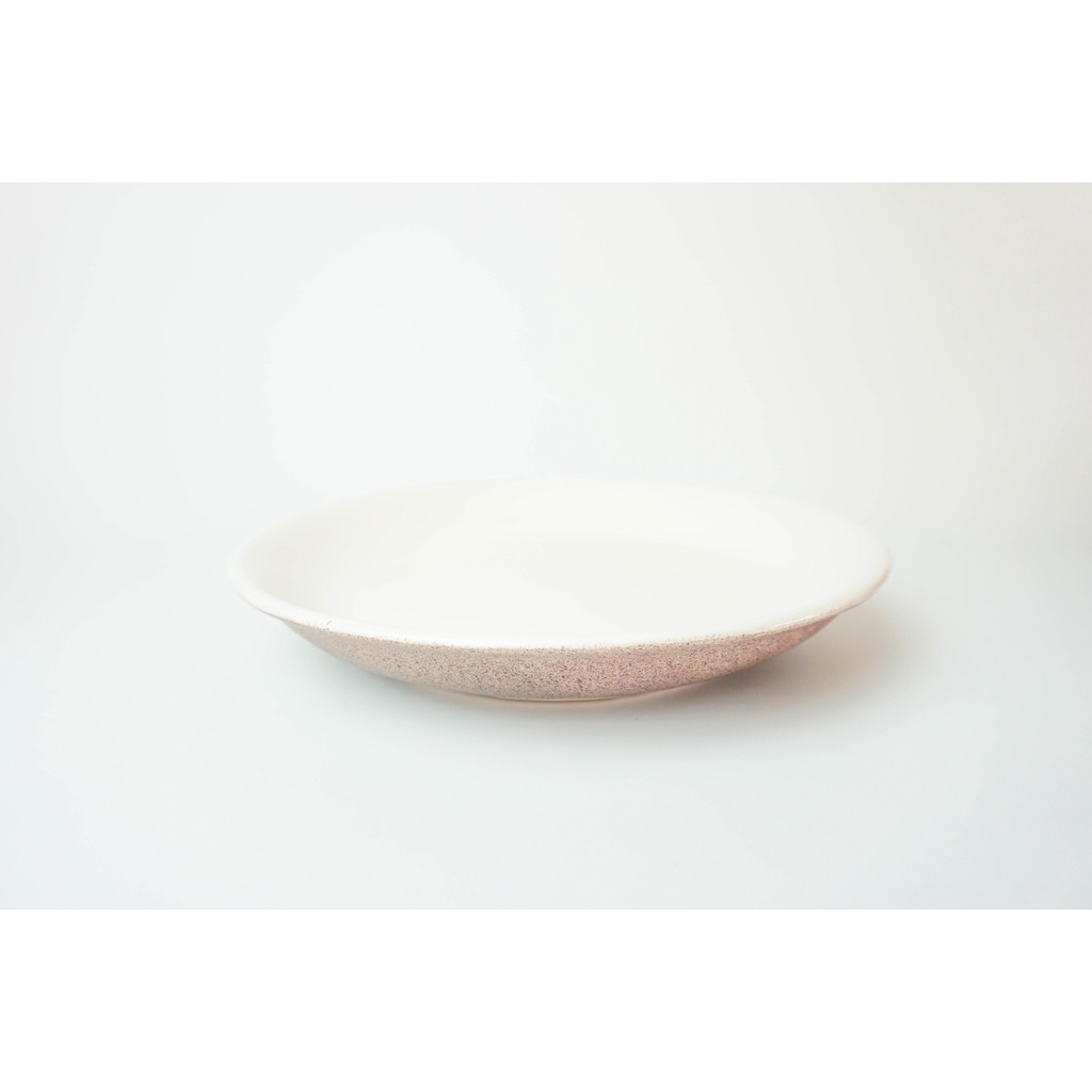 Dĩa Tròn Sâu 02 (22 cm) - Men búng matte [HÀNG XUẤT DƯ]