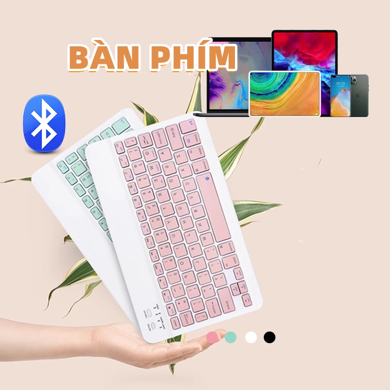 Chuột Bluetooth Bàn phím bluetooth không dây 10 inch hoạt động yên tĩnh cho IOS Android Windows Tablets Redmi Huawei